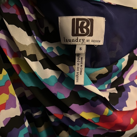 Silk Printed Dress - Picture 2 of 2